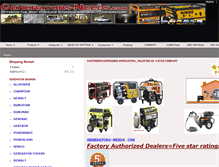 Tablet Screenshot of generators-needs.com